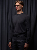 PRE-SALE GLAZOMER Rundhalspullover, grau