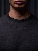 PRE-SALE GLAZOMER Rundhalspullover, grau