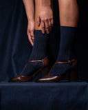 GLAZOMER Damensocken, blau