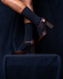 GLAZOMER Damensocken, blau