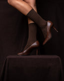 GLAZOMER Damensocken, braun