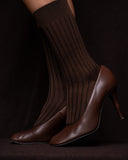 GLAZOMER Damensocken, braun
