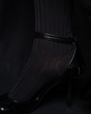 GLAZOMER Damensocken, schwarz