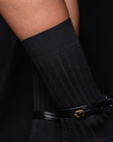 GLAZOMER Damensocken, schwarz