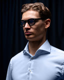 GLAZOMER "Arbeitgeberhemd", hellblau