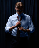 GLAZOMER "Arbeitgeberhemd", hellblau