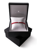 GLAZOMER Reichband - Burning Rose (rot)