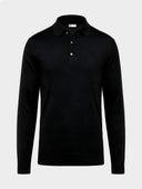 Polopullover, schwarz