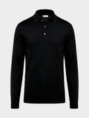 Polopullover, schwarz