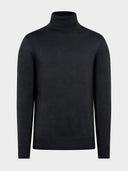 Rollkragenpullover, grau