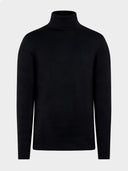 Rollkragenpullover, schwarz